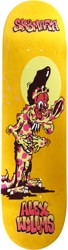 SK8MAFIA Willms Strick9 8.375 Skateboard Deck - yellow