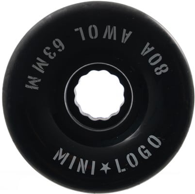 Mini Logo A.W.O.L. Cruiser Skateboard Wheels - black (80a) - view large