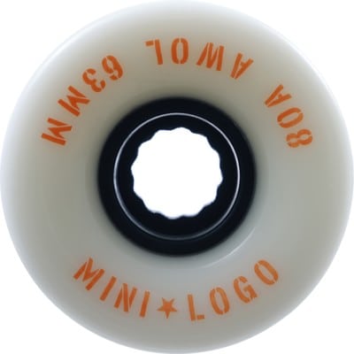 Mini Logo A.W.O.L. Cruiser Skateboard Wheels - white (80a) - view large