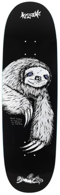 Welcome Sloth 9.5 Boline 2.0 Shape Skateboard Deck - black/white - view large