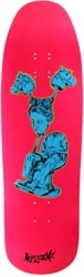 Welcome Hedo Rick 9.6 Gaia Shape Skateboard Deck - hot pink dip