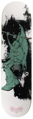 Welcome Infinitely Batty 8.5 Skateboard Deck - white/black - view large