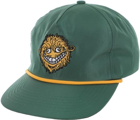 Anti-Hero Grimple Snapback Hat - dark green/orange - view large