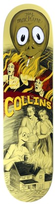 Toy Machine Collins Horror Show 8.13 Skateboard Deck - view large