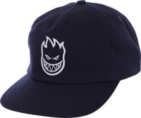 Spitfire Bighead Unstructured Snapback Hat - navy/white