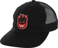 Spitfire Bighead Fill Trucker Hat - black/black/red/white