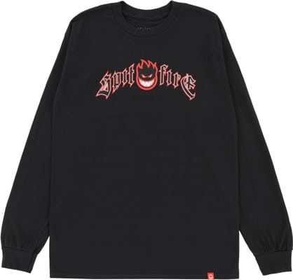 Spitfire Immortal Fire L/S T-Shirt - black/red-black-white - view large