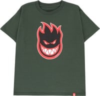 Spitfire Kids Bighead Fill T-Shirt - forest green/black-red-white