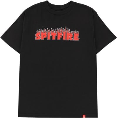 Spitfire Demonseed Script T-Shirt - black/red-black-white - view large