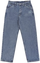 Krooked Eyes Denim Twill Jeans - medium stone wash