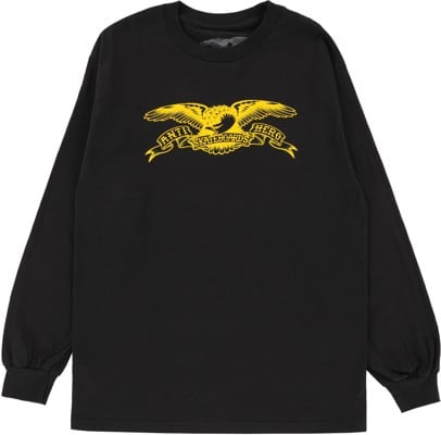 Anti-Hero Basic Eagle L/S T-Shirt - black/orange - view large