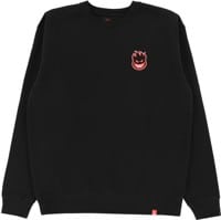 Spitfire Lil Bighead Fill Crew Sweatshirt - black/black-red-white