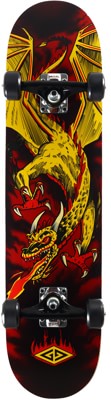 Powell Peralta Flying Dragon 7.625 Soft Wheel Complete Skateboard - flying dragon 2 - view large