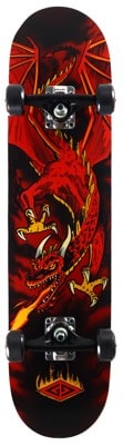 Powell Peralta Flying Dragon 7.625 Soft Wheel Complete Skateboard - red - view large