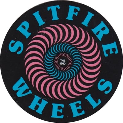 Spitfire Classic SM Sticker - black/pink/blue - view large