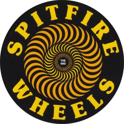 Spitfire Classic SM Sticker - black/yellow/yellow - view large