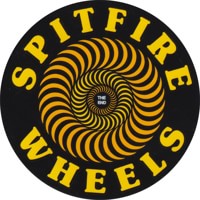 Spitfire Classic SM Sticker - black/yellow/yellow