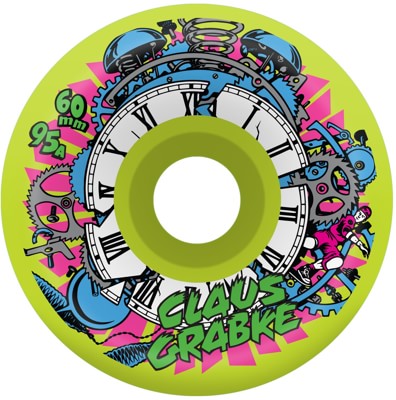 Slime Balls Grabke Reissue Vomits Skateboard Wheels - neon green (95a) - view large