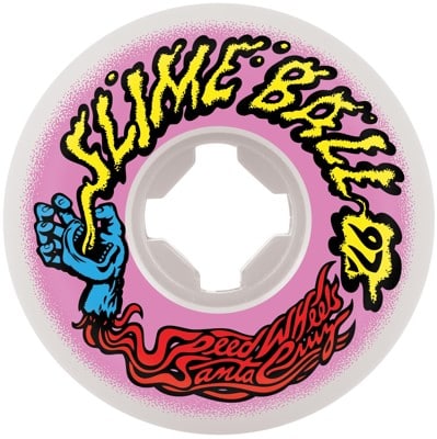 Slime Balls Hand Spray Vomit Mini Skateboard Wheels - white (97a) - view large