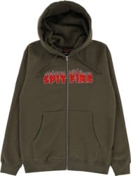 Demonseed Script Emb Zip Hoodie