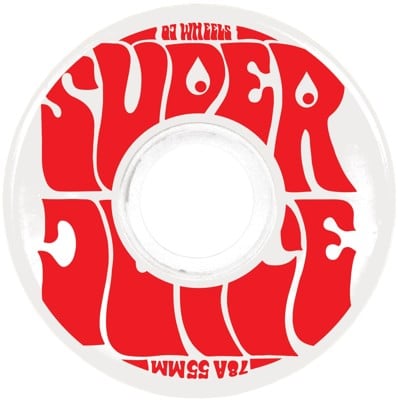 OJ Mini Super Juice Cruiser Skateboard Wheels - white/red (78a) - view large