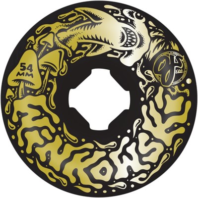 OJ Winkowski Dope Planet Elite Hardline Skateboard Wheels - gold/black (95a) - view large