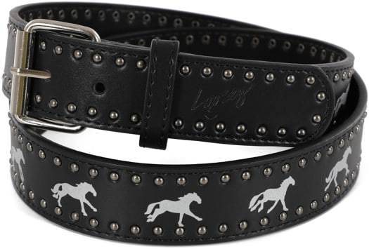 Loosey Silver Stallion Belt - silver/black - view large