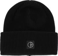 Polar Skate Co. Double Fold Merino Beanie - black