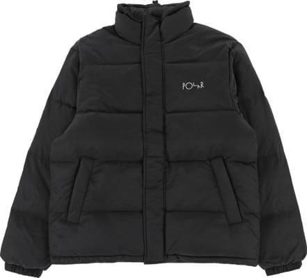 Polar Skate Co. Basic Puffer Jacket - black - view large