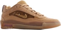 Nike SB Air Max Ishod Skate Shoes - flax/wheat-flax-safety orange