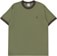 Polar Skate Co. Ringer T-Shirt - army green/brown