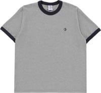 Polar Skate Co. Ringer T-Shirt - heather grey/navy