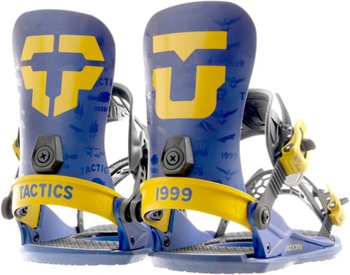 Tactics Union Strata Snowboard Bindings 2025 - navy/gold - view large