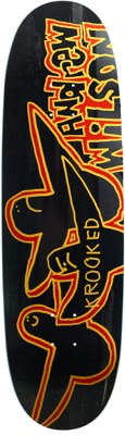 Krooked Andrew Wilson Wegg 9.1 Skateboard Deck - view large