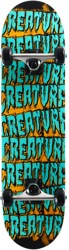 Creature Logo Spill 7.75 Complete Skateboard