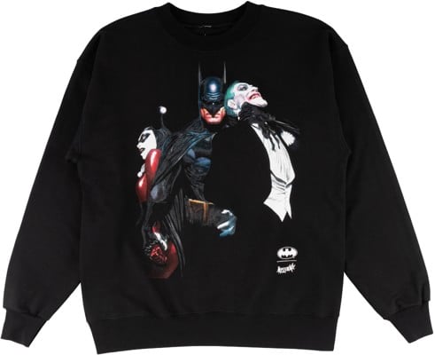 Welcome Batman Harley & Joker Crew Sweatshirt - black - view large