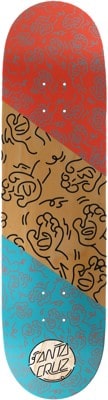 Santa Cruz Contour Hand 8.5 7 Ply Birch Skateboard Deck - view large