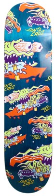 Santa Cruz Meek Scratched Slasher 8.0 7 Ply Birch Skateboard Deck - view large