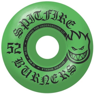 Spitfire Burner Skateboard Wheels - green (99d) - view large