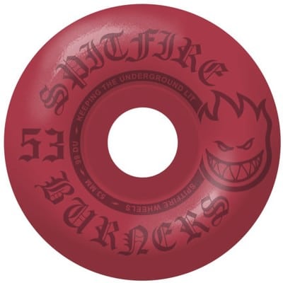 Spitfire Burner Skateboard Wheels - red (99d) - view large