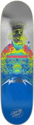 Santa Cruz Wooten Cyber 8.5 VX Skateboard Deck - blue - view large