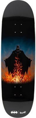 Welcome Batman Bat Flames 9.5 Boline 2.0 Shape Skateboard Deck - view large