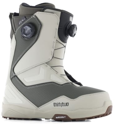 Thirtytwo TM-2 Double Boa Snowboard Boots 2025 - (phil hansen) warm grey/olive - view large