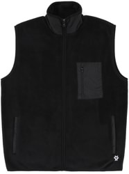 Method Star Fleece Vest Jacket - black