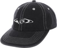 WKND Fishbone Denim Snapback Hat - black