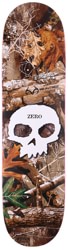 Zero Realtree Single Skull 8.5 Skateboard Deck - white