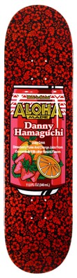 Thank You Hamaguchi Aloha Made 8.25 Twin Skateboard Deck - red - view large