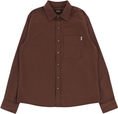 Tactics Trademark Oxford L/S Shirt - brown - view large