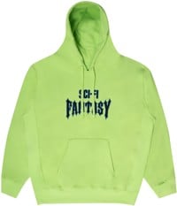 Sci-Fi Fantasy Biker Hoodie - lime