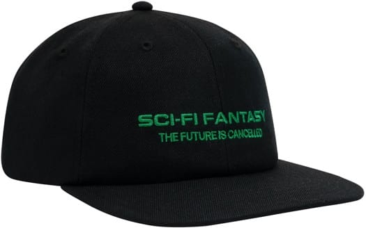 Sci-Fi Fantasy Future Is Cancelled Snapback Hat - black - view large